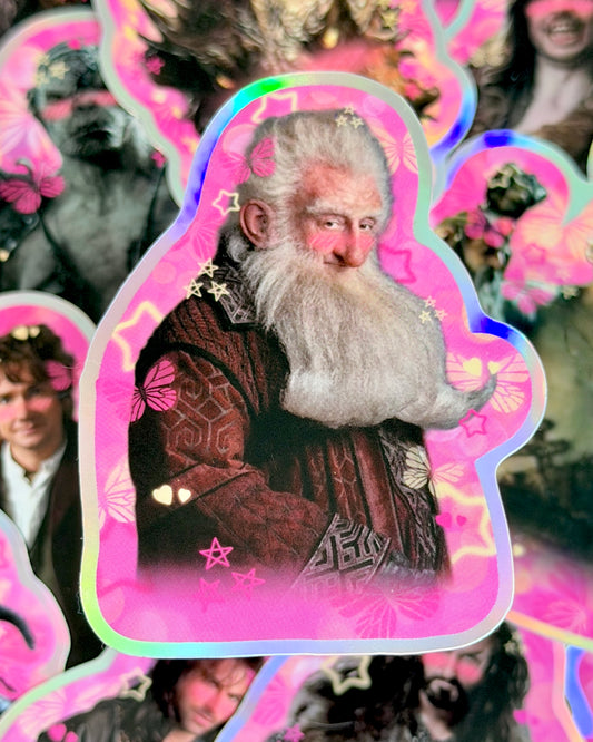 Hobbit Babygirl Balin Waterproof Sticker