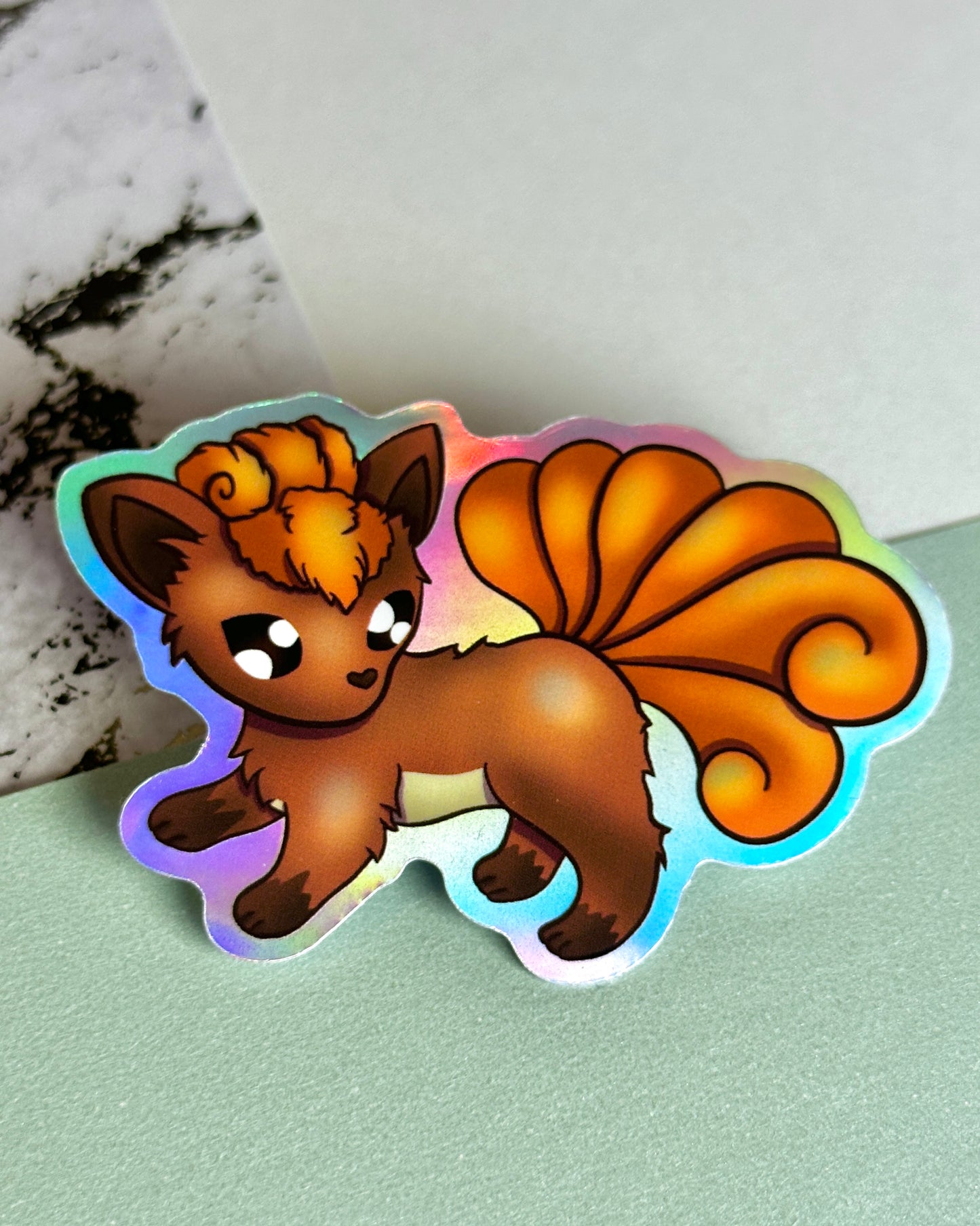 Red Fox Waterproof Sticker
