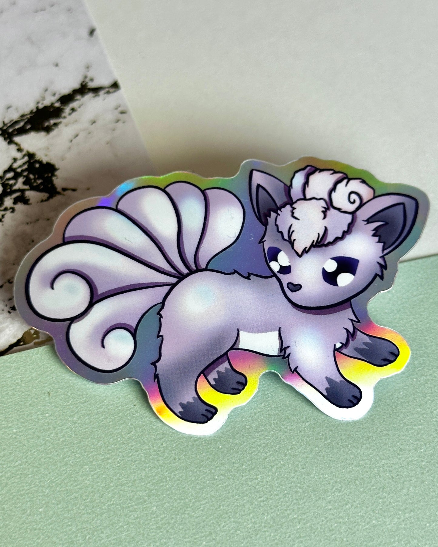 Ice Fox Waterproof Sticker
