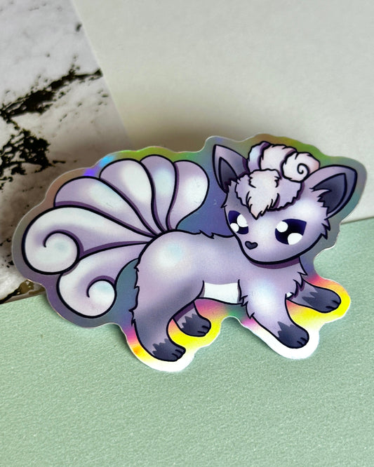 Ice Fox Waterproof Sticker