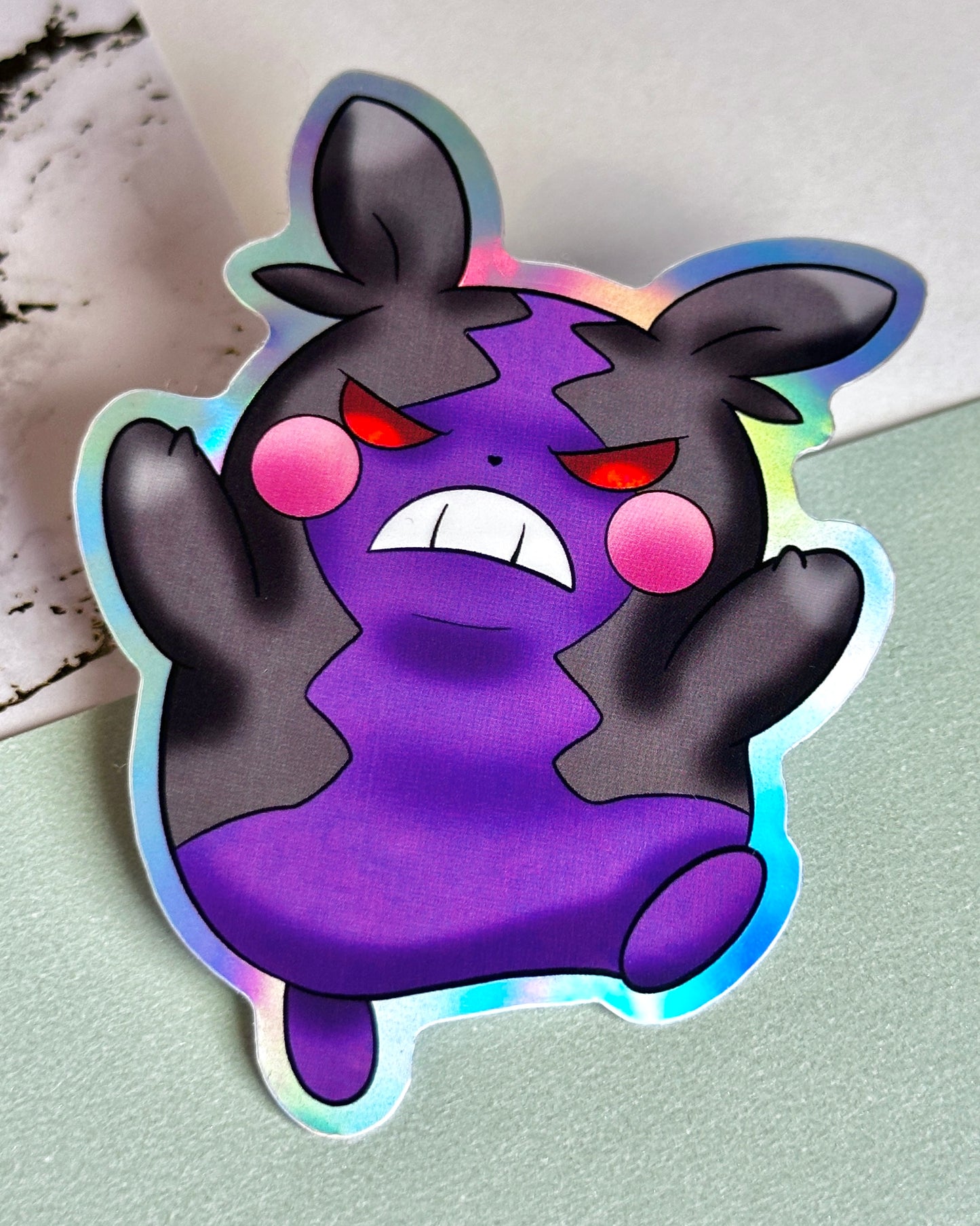 Hangry Mode Waterproof Sticker