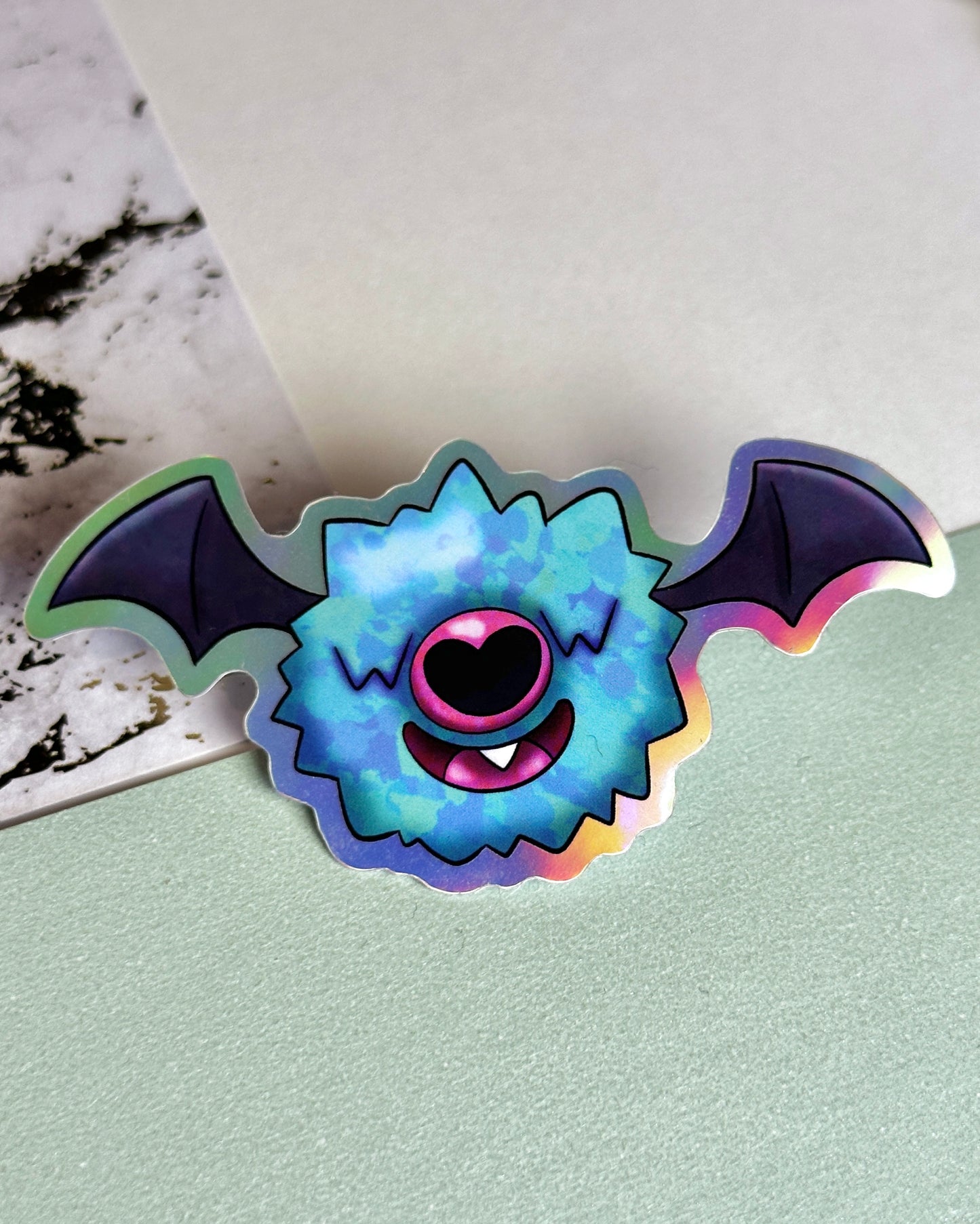 Woo It's a Bat Waterproof Sticker