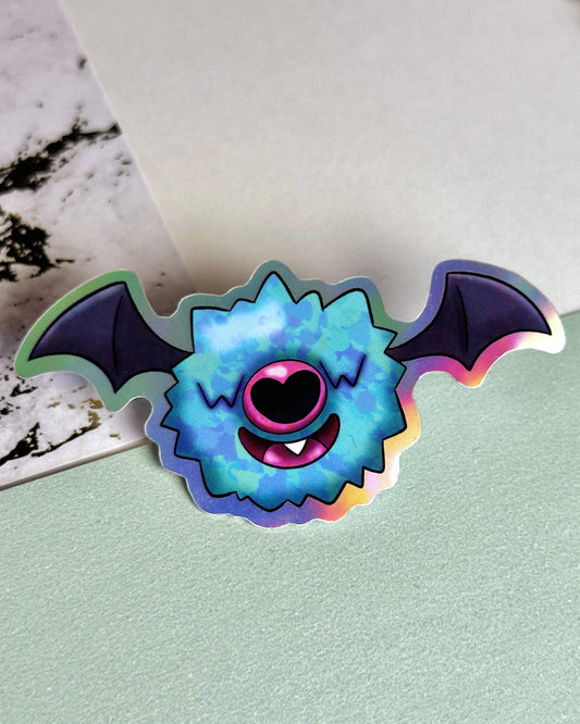 Woo It's a Bat Waterproof Sticker