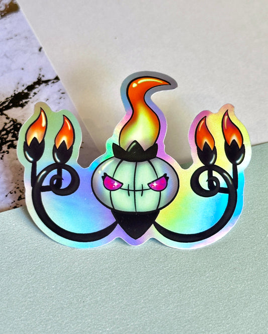 Shiny Chandelier Waterproof Sticker