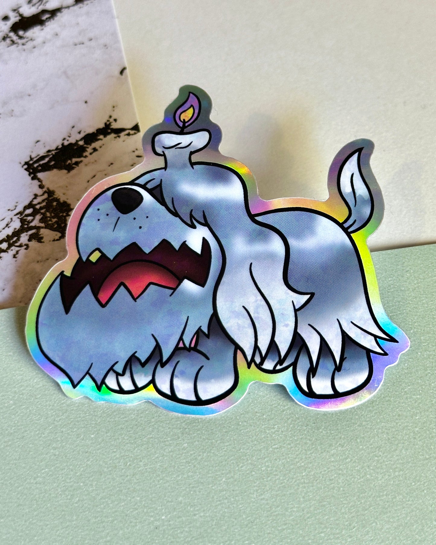 Graveyard Dog Waterproof Sticker