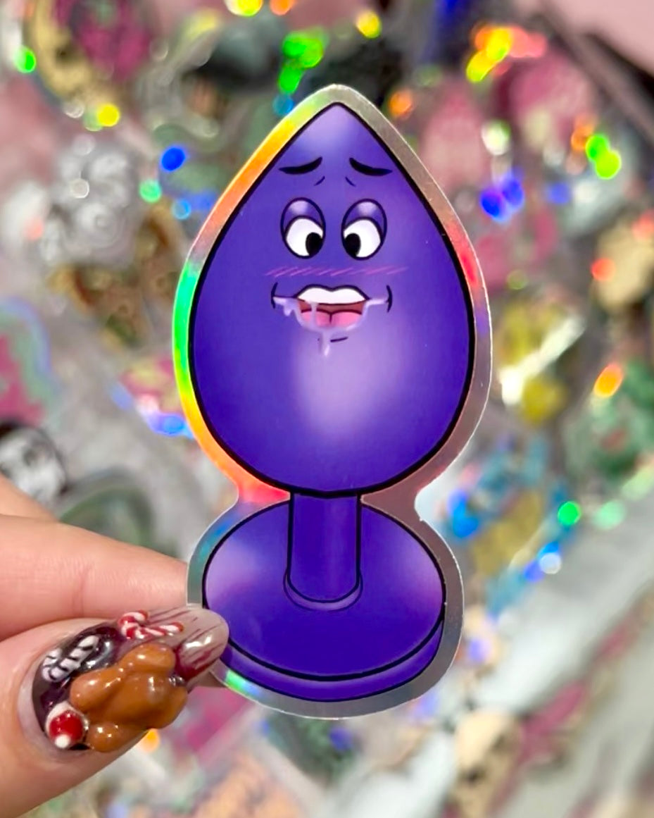 Grimace Butt Plug Waterproof Sticker