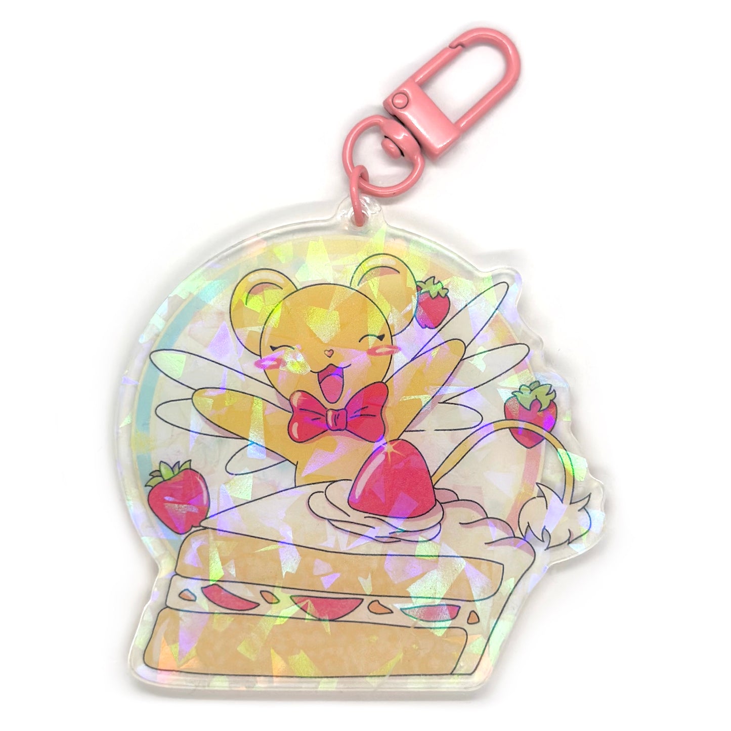 Dessert Anime Guardian Holographic Keychain