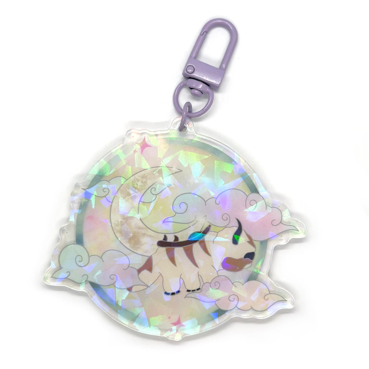 Bison Holographic Keychain