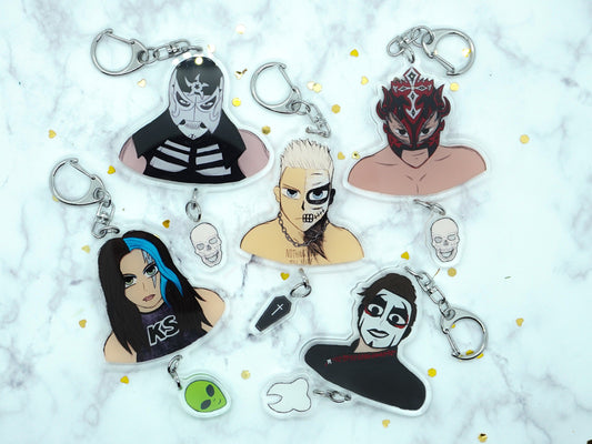 Pro Wrestling Connection Dangle Keychain