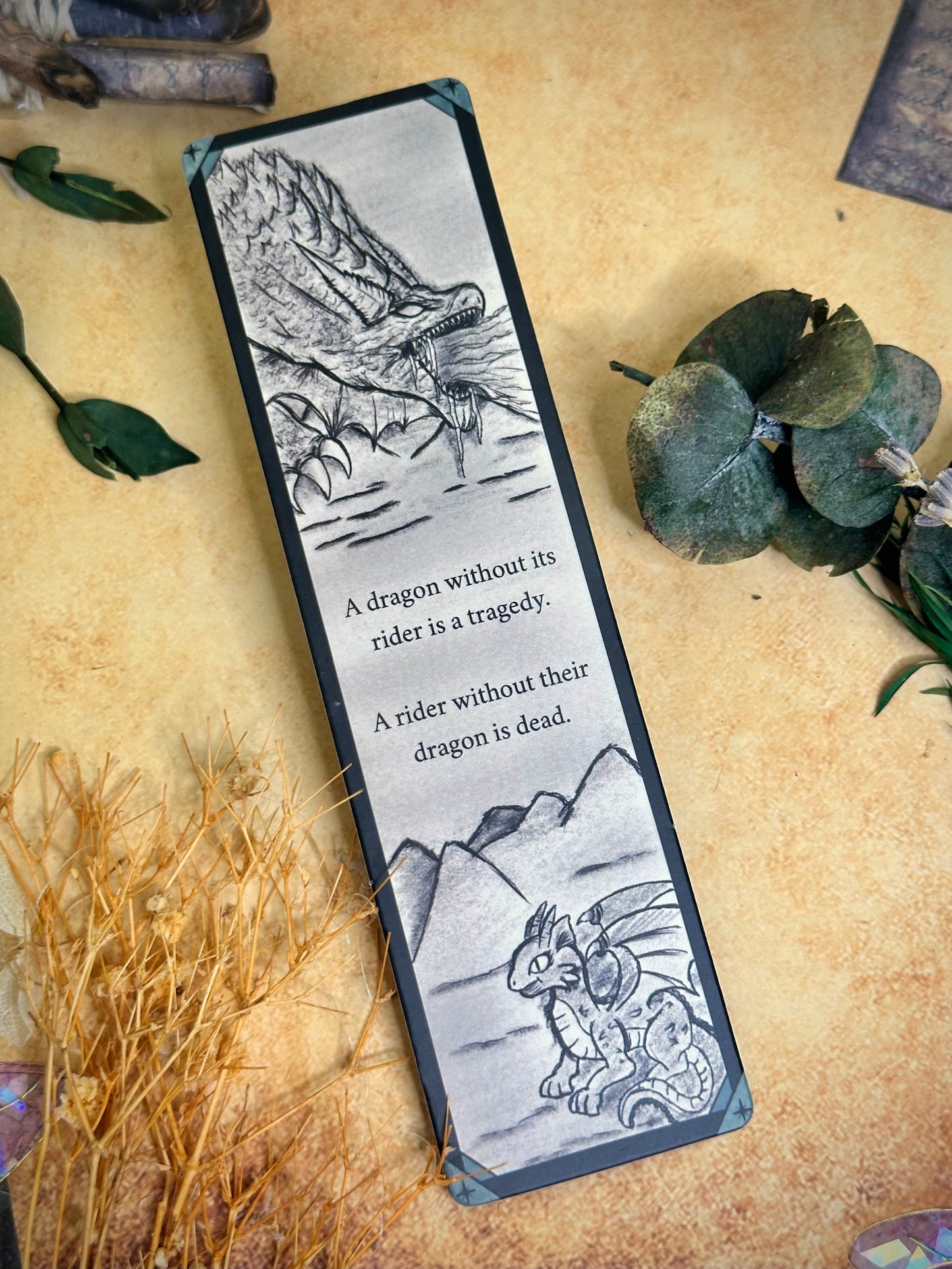 Fourth Wing Neutral Bookmark