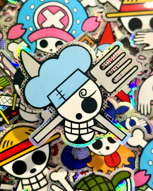 Sanji Jolly Roger Waterproof Sticker
