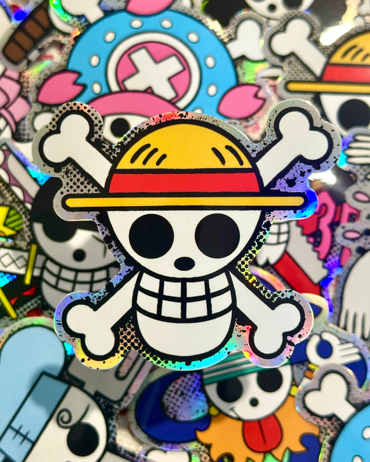 Luffy Jolly Roger Waterproof Sticker