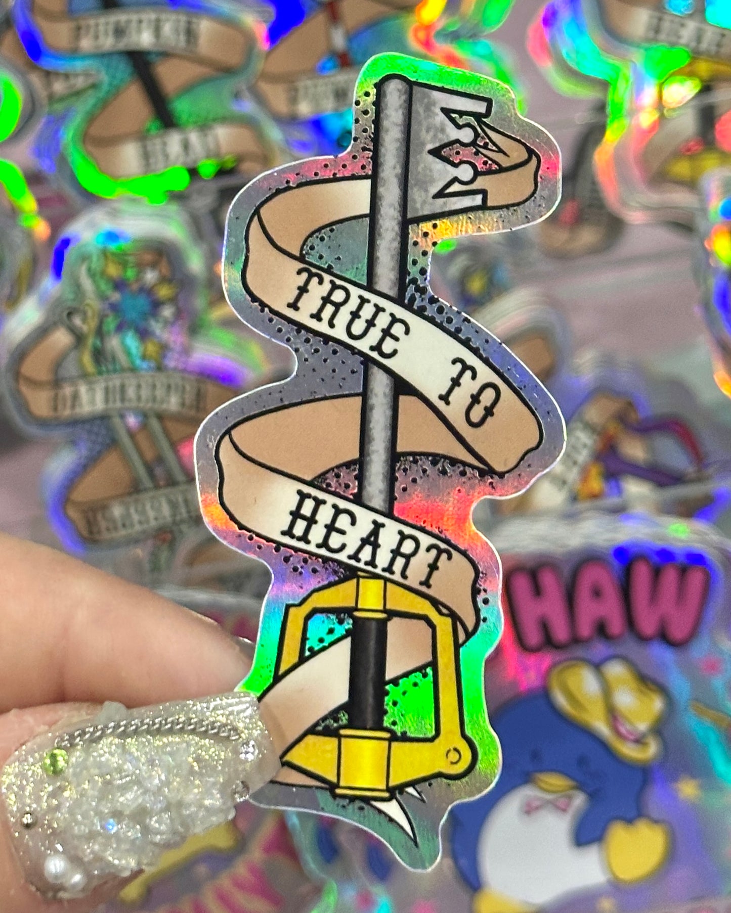 Kingdom Keyblade Waterproof Sticker - Limited