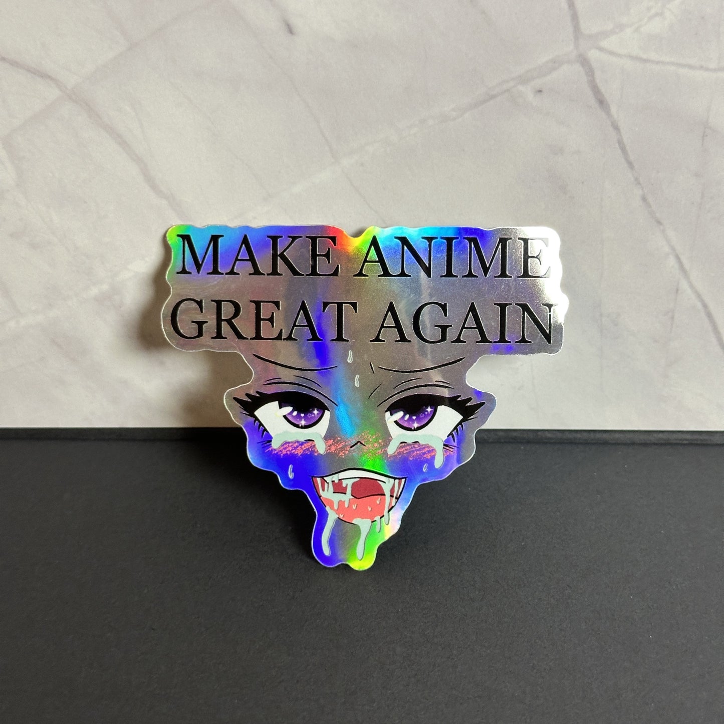 Make Anime Great Again Waterproof Sticker