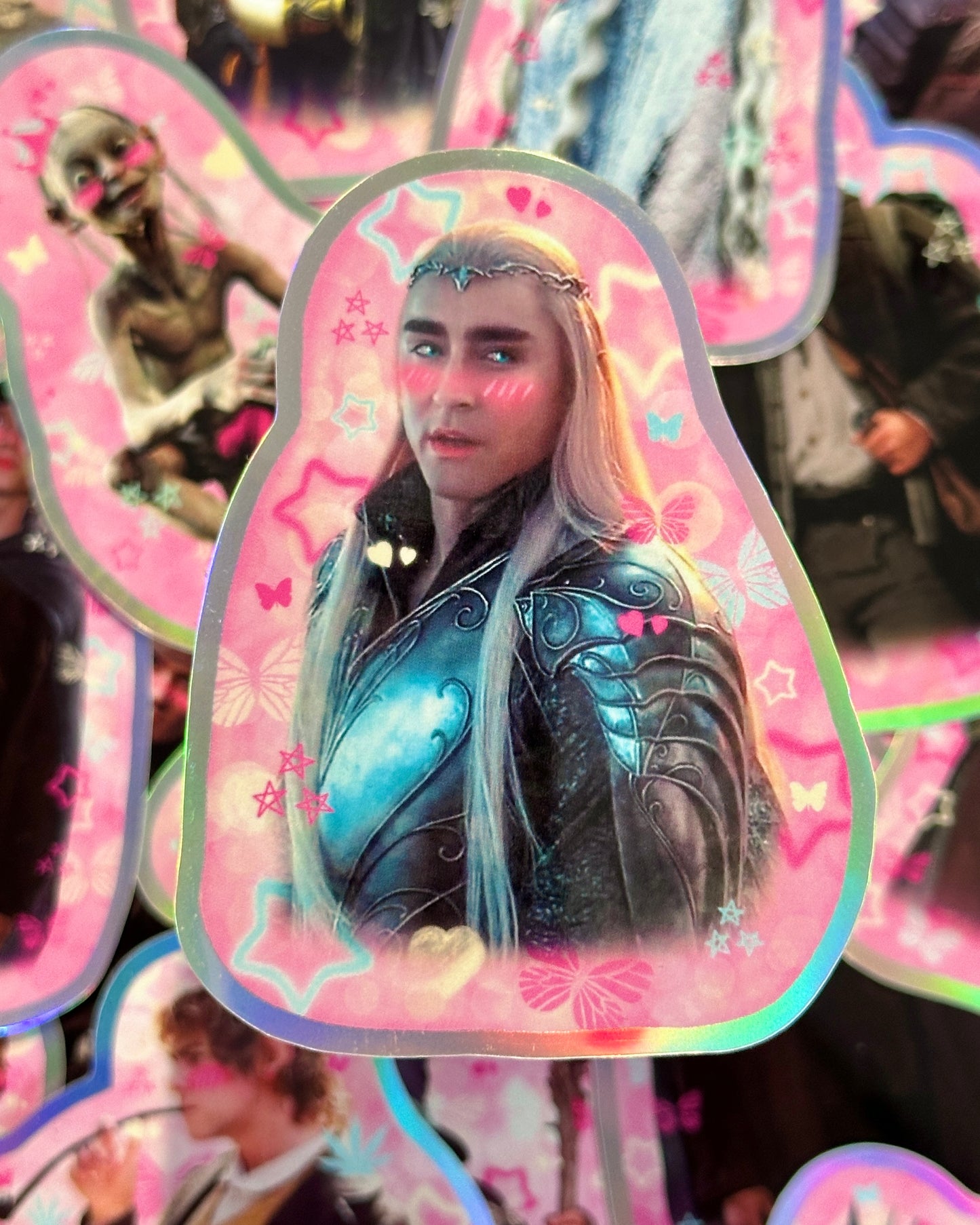 LotR Babygirl Thranduil Waterproof Sticker