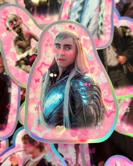 LotR Babygirl Thranduil Waterproof Sticker