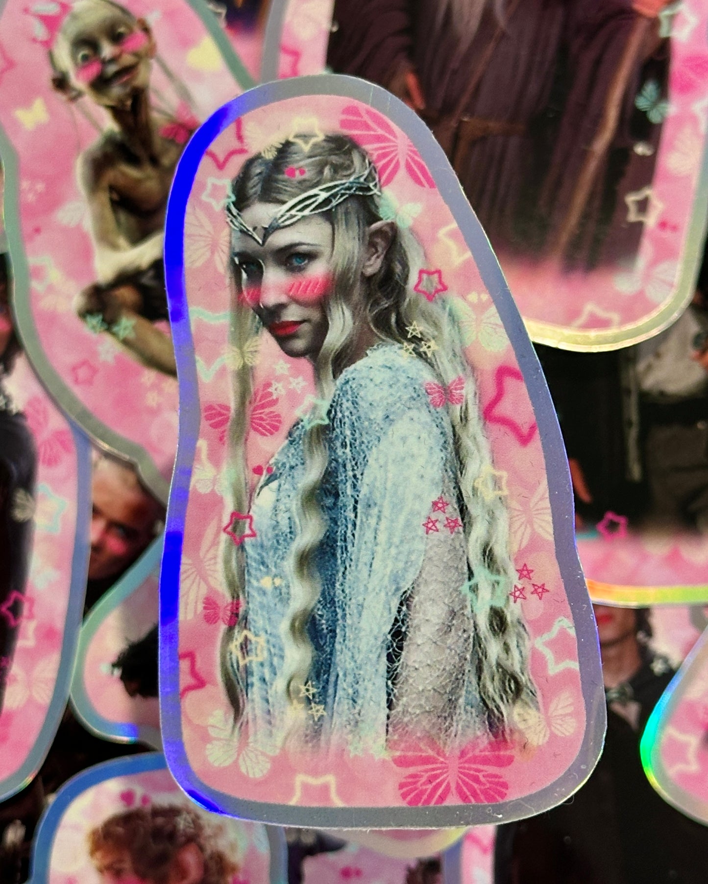 LotR Babygirl Galadriel Waterproof Sticker