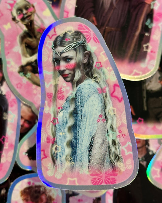 LotR Babygirl Galadriel Waterproof Sticker