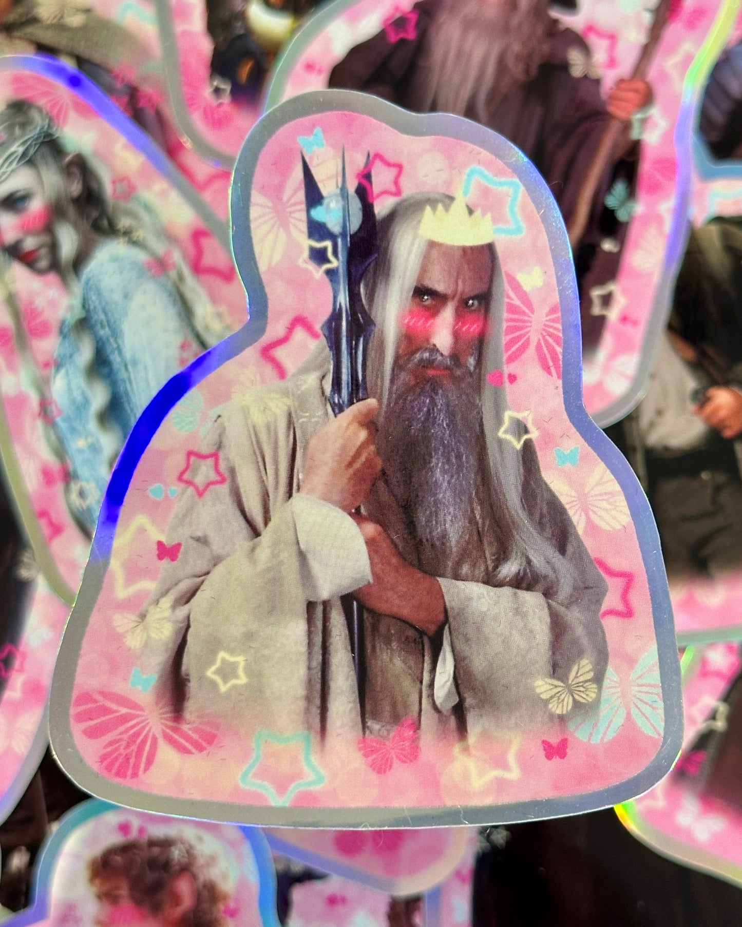 LotR Babygirl Saruman Waterproof Sticker