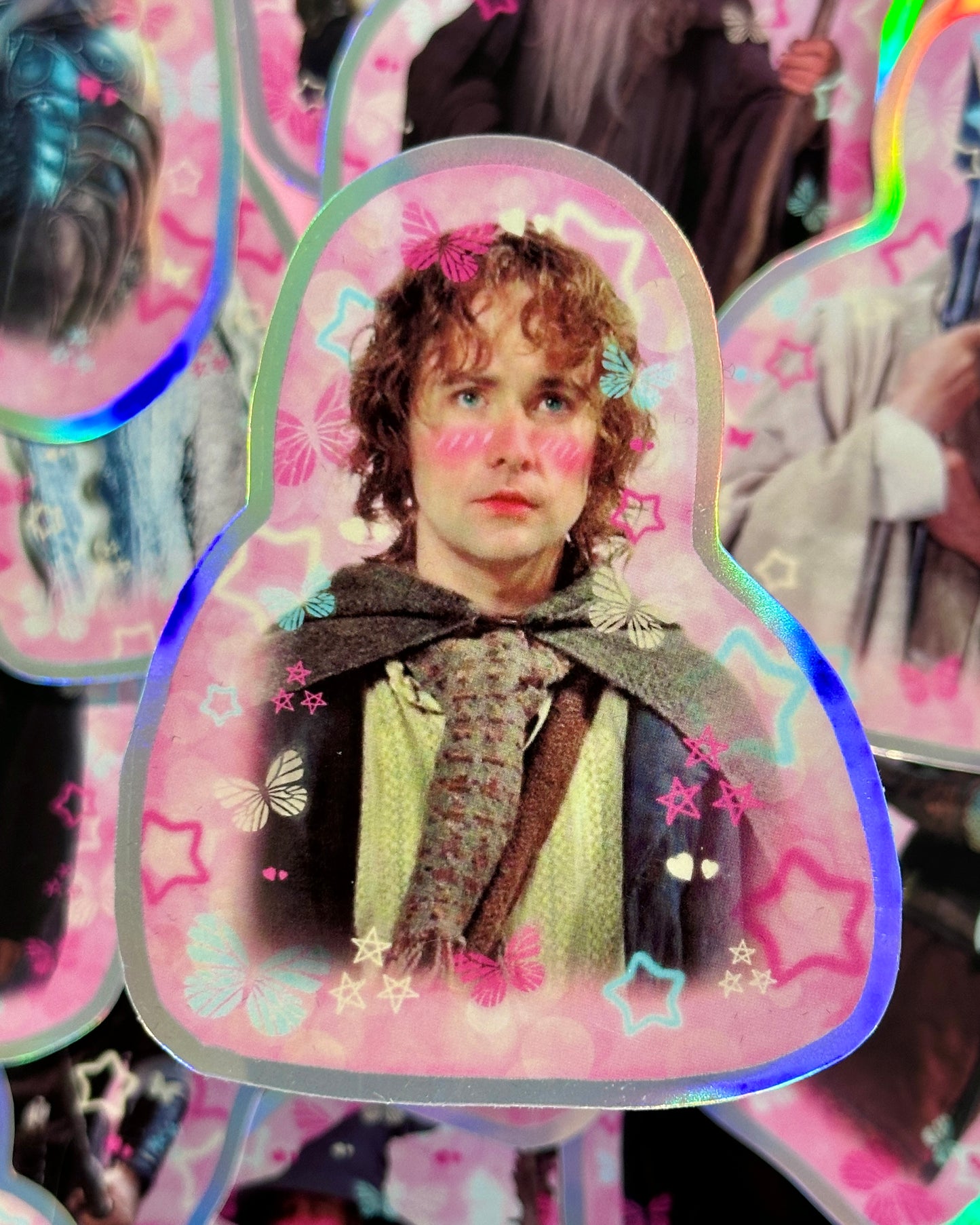 LotR Babygirl Pippin Waterproof Sticker