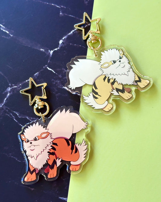 Arcanine Acrylic Keychain