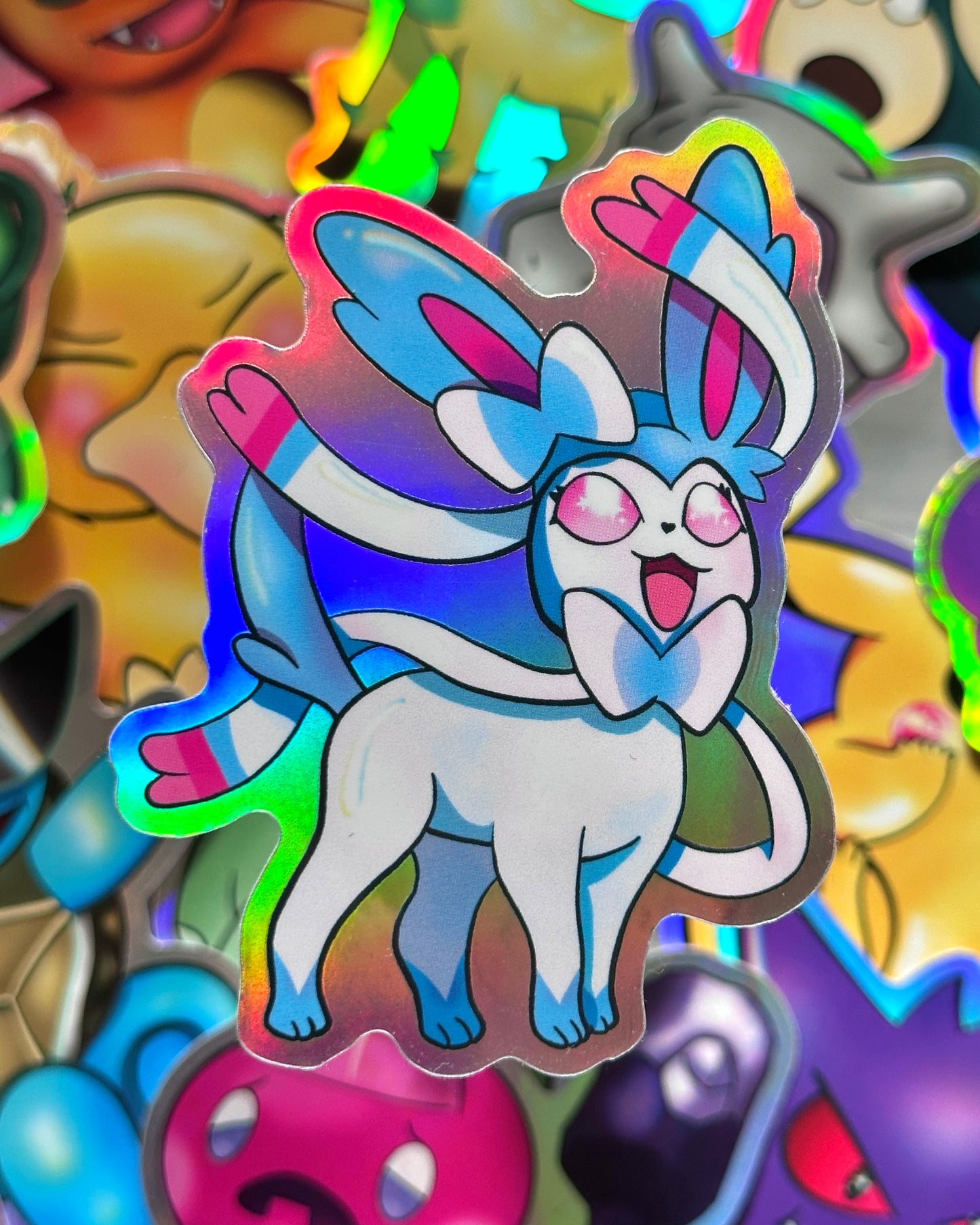 Shiny Sylveon Waterproof Sticker