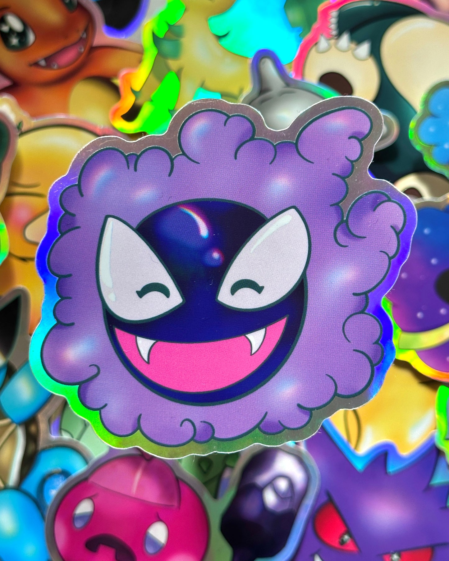 Gastly Waterproof Sticker