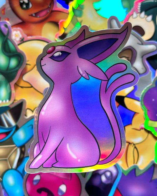 Espeon Waterproof Sticker