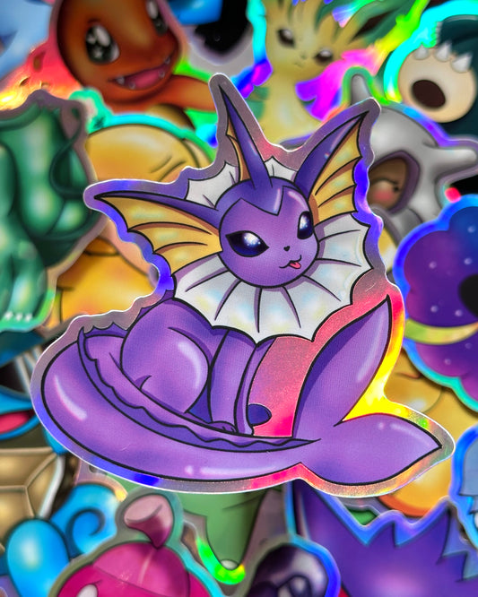 Shiny Vaporeon Waterproof Sticker