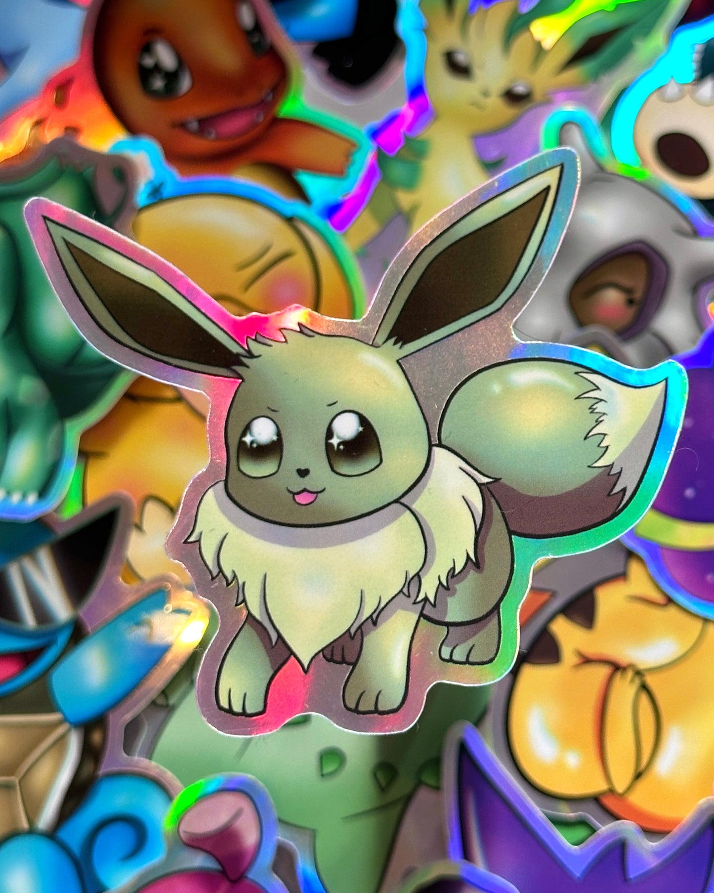 Shiny Eevee Waterproof Sticker