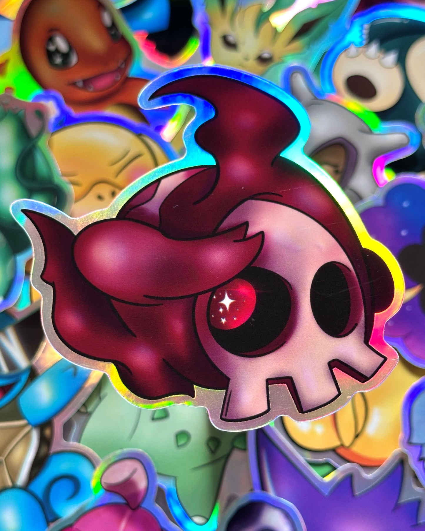 Shiny Duskull Ghost Waterproof Sticker