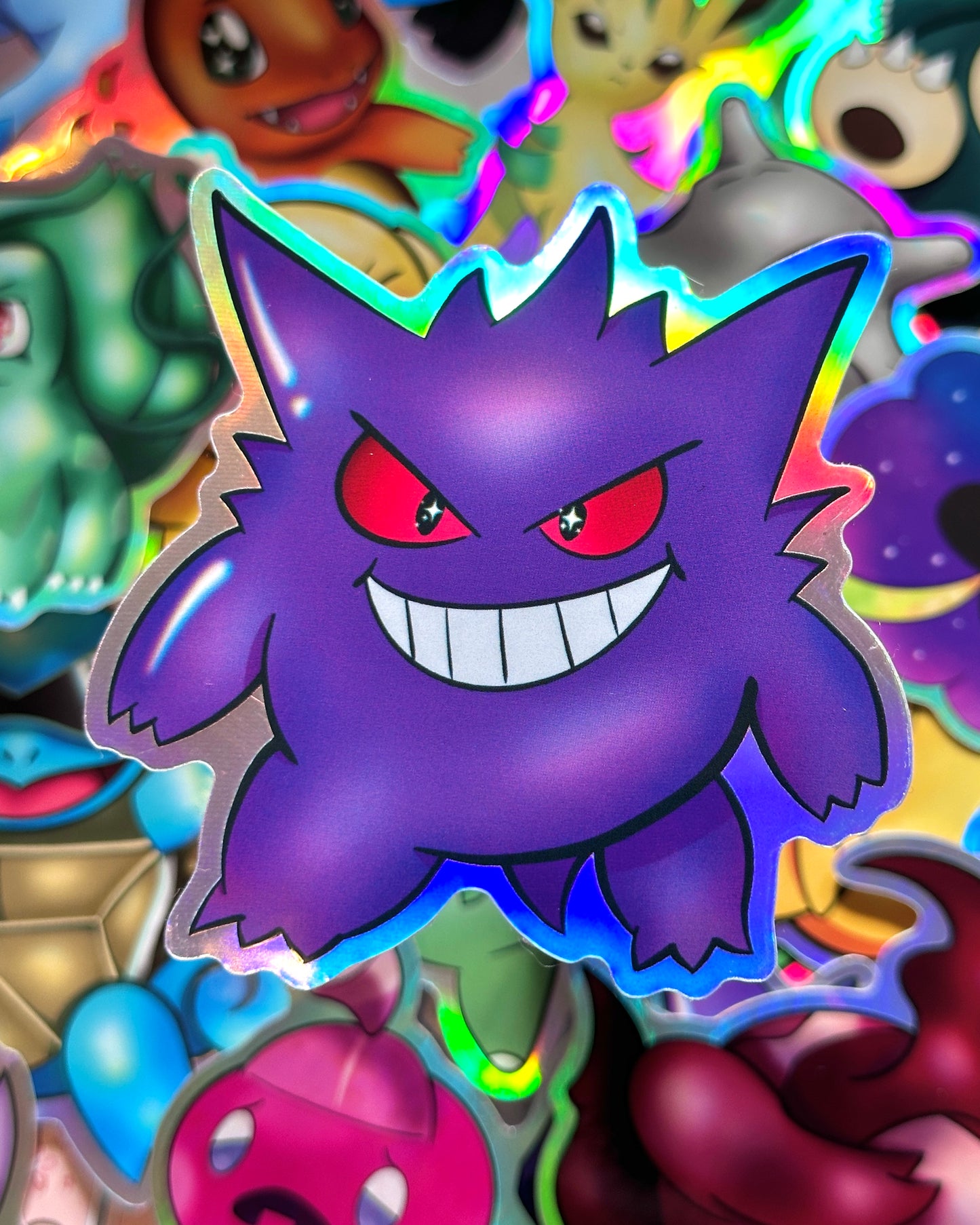 Gengar Waterproof Sticker