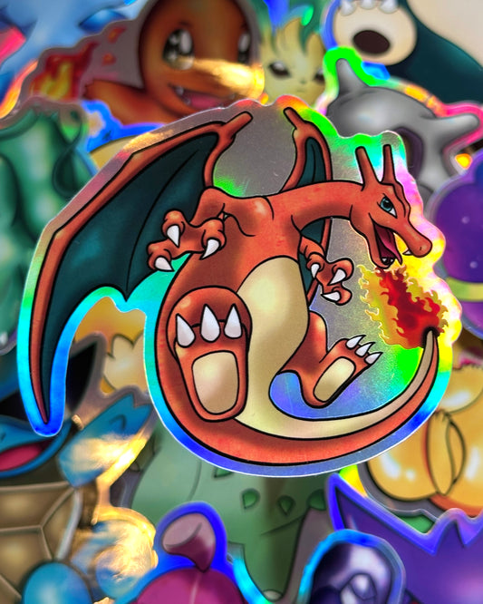 Charizard Waterproof Sticker