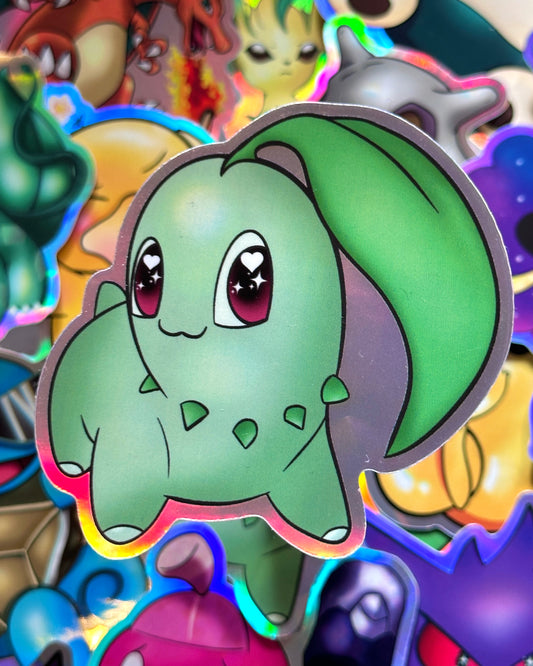 Chikorita Waterproof Sticker