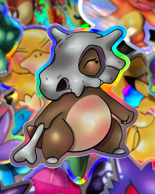 Cubone Waterproof Sticker