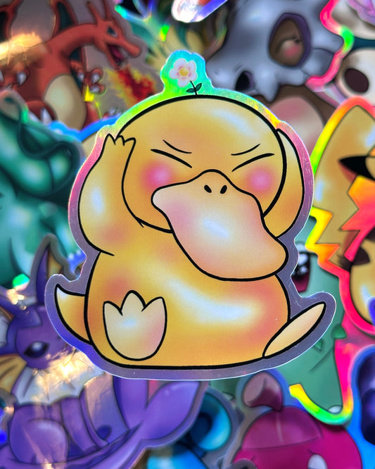 Psyduck Waterproof Sticker