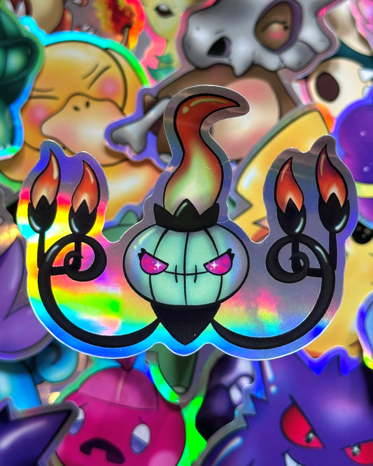 Shiny Chandeluer Waterproof Sticker
