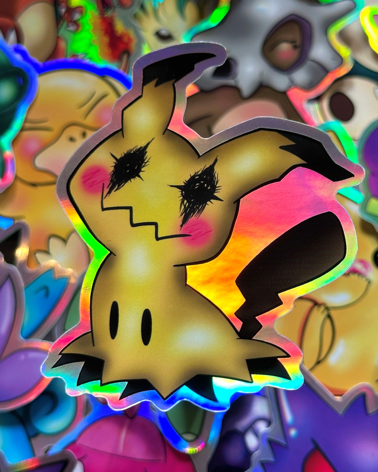 Mimikyu Waterproof Sticker
