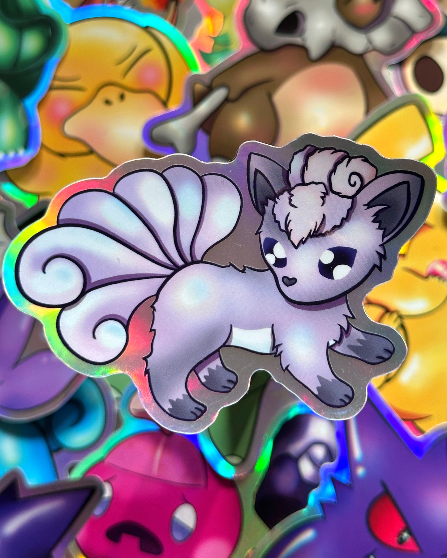 Alolan Vulpix Waterproof Sticker