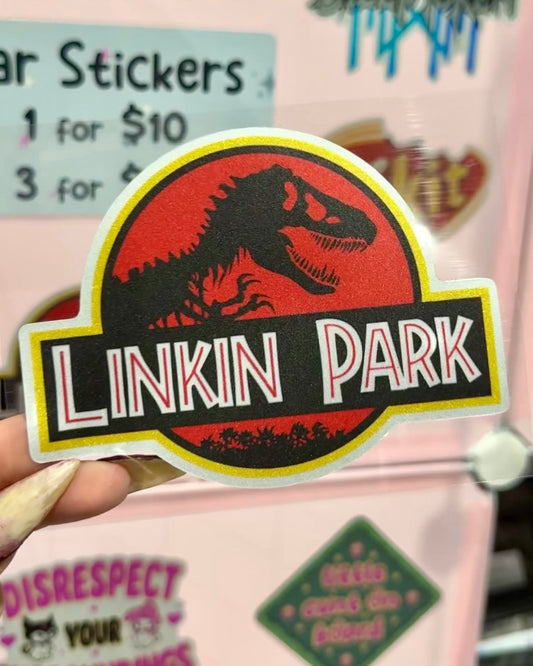 Linkin Park x Jurassic Park Car Sticker