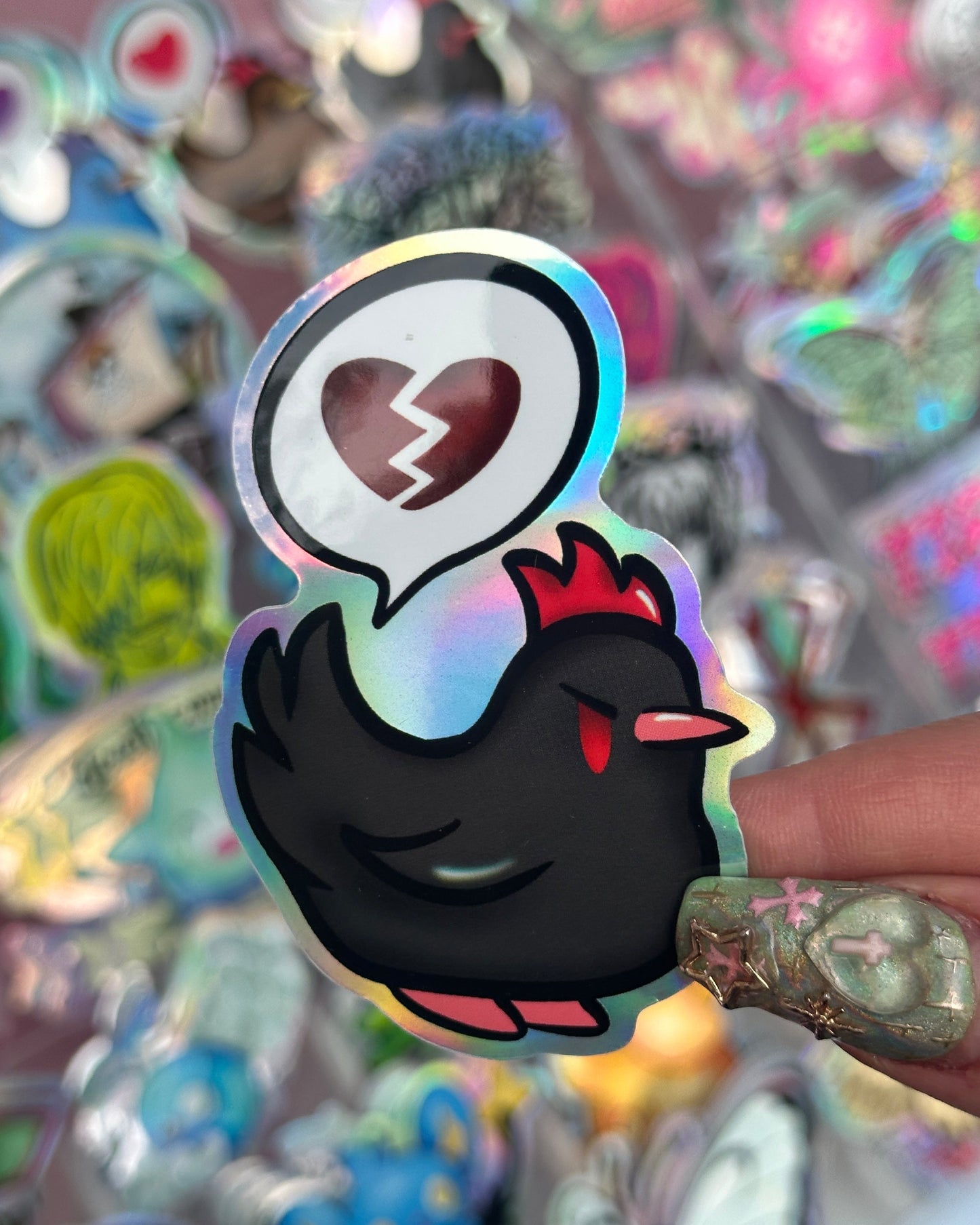 Stardew Chicken Waterproof Sticker