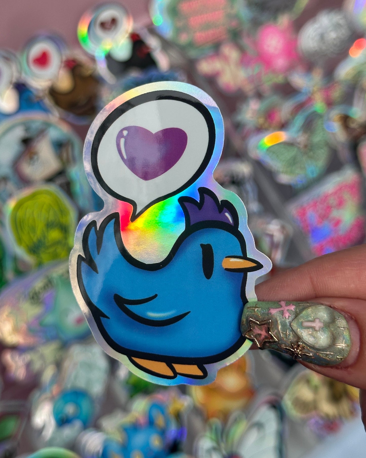 Stardew Chicken Waterproof Sticker