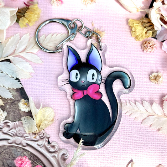 Jiji Cat Acrylic Keychain