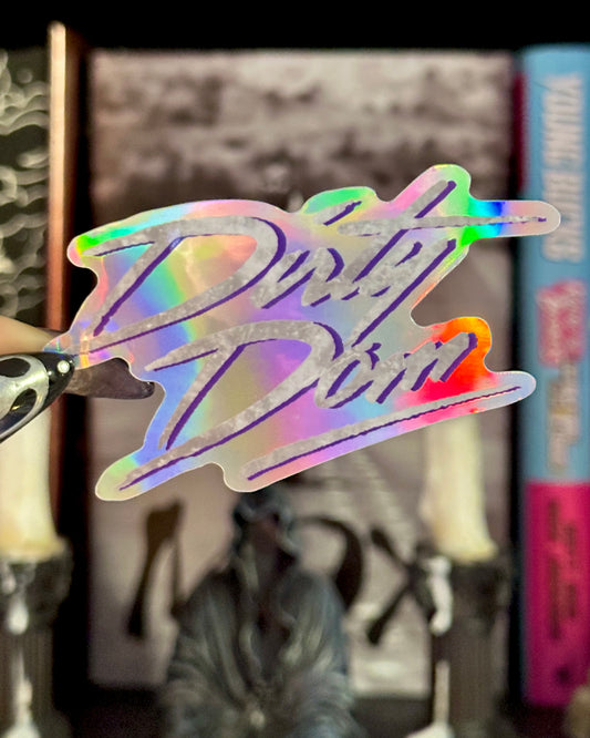 Dirty Dom Waterproof Sticker