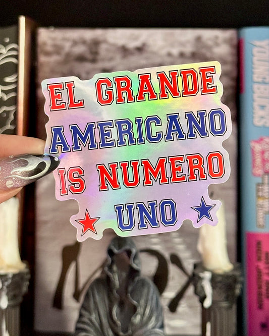 El Grande Americano Waterproof Sticker