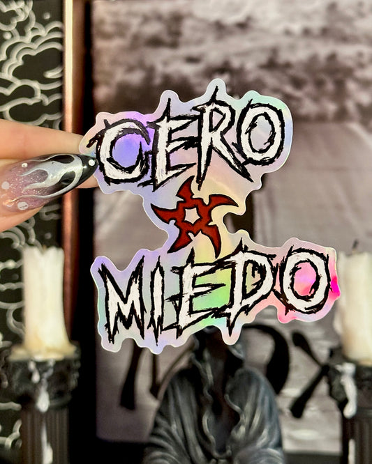 Cero Miedo Waterproof Sticker