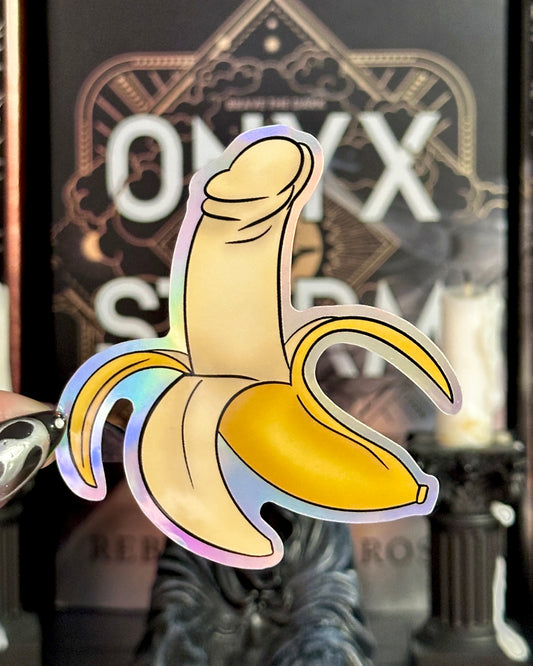 Banana Dick Waterproof Sticker