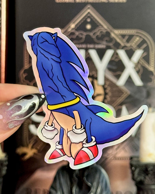 Dick Sonic the Hedgehog Waterproof Sticker