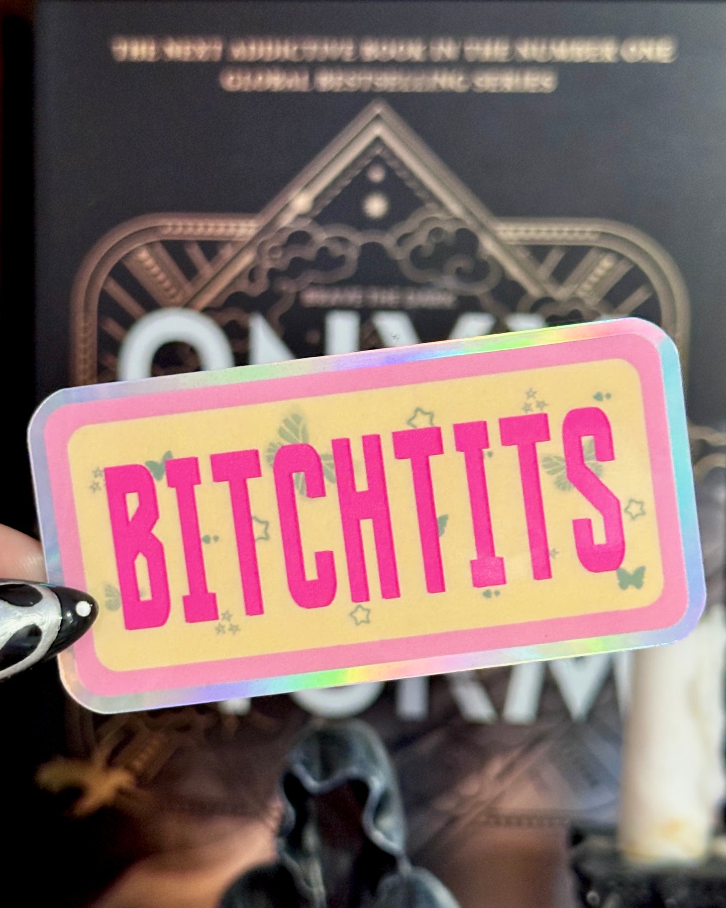 Assorted Naughty Words Waterproof Stickers