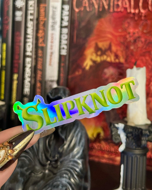 Slipknot x Shrek Waterproof Sticker